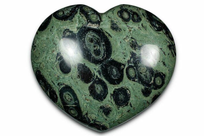 Polished Kambaba Jasper Heart - Madagascar #341739